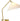 Gräshoppa Table Lamp in Brass with Canvas Shade by Greta M. Grossman for GUBI