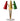 V3490 Rare 1950s Angelo Ostuni Multicolored 3-Shade Table Lamp for O-Luce 1.jpg