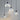 triedro white metal pendant stilnovo detail