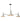 Large Three-Cone White and Brass Chandelier in the Style of Giuseppe Ostuni (1).jpg
