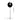 Yoruba Rose Japanese Paper and Stainless Steel Floor Lamp for Ingo Maurer Two Enlighten Me
