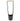Tall, thin metal vase with a cylindrical base on a white background