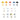 Collection of colorful panthella portable lamps on a white background from louis poulsen