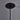 Stilnovo Black canopy light with on a gray background for Two Enlighten