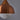 Copper pendant light against a gray background for Two Enlighten 1960s Glass and Copper Pendant Attributed to Stilnovo