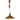 Brass farmhouse style pendant lamp on a white background
