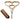 Gold corkscrew with wooden stopper on a white background
