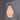 Two glass pendant lights similar to tynell or mauri almari with brass accents on a grey background detail of shade