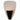Modern wall sconce with a black and white design on a white background