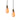 Two glass pendant lights similar to tynell or mauri almari with brass accents on a white background