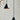 Min Tratten painted outdoor pendants black and steel in natural light