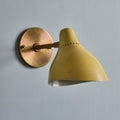 V3307 1950s Perforated Painted Metal & Brass Wall Lamp Attributed to Stilnovo 22.jpg