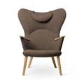 oiled oak fiord 271 fabric mama bear chair wegner for carl hansen