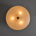 V3537 1950s Stilnovo Opaline Glass & Black Metal Ceiling Lamp 16.jpg