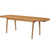 wegner drop leaf CH006 table in oiled oak carl hansen.jpg