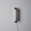 V3485 1930s Finnish Cylindrical Glass Plug-in Wall Lamp in the Manner of Paavo Tynell 3.jp
