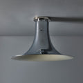 V3461 1960s Chrome 'Tromba' Ceiling Lamp Attributed to Franco Albini for Sirrah 3.jpg