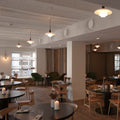 Poul Henningsen 'PH 3/2' Glass Pendant for Louis Poulsen Two enlighten black lifestyle