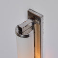 V3485 1930s Finnish Cylindrical Glass Plug-in Wall Lamp in the Manner of Paavo Tynell 17.j