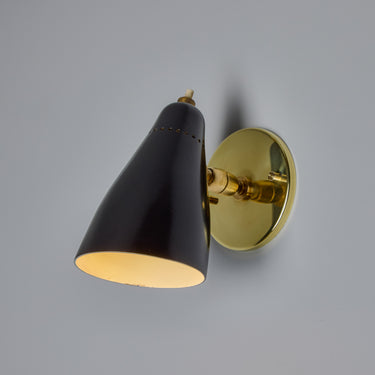 V3480 1950s Giuseppe Ostuni Model #101 Articulating Sconces in Black for O-Luce 20.jpg