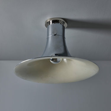 V3461 1960s Chrome 'Tromba' Ceiling Lamp Attributed to Franco Albini for Sirrah 14.jpg