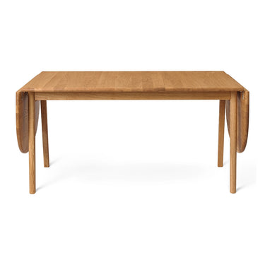 wegner drop leaf CH006 table in oiled oak leaves down carl hansen.jpg