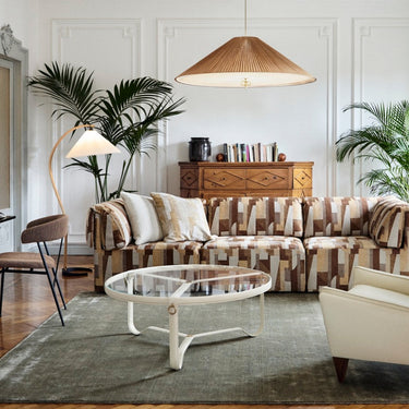 Jacques Adnet Circulaire Coffee Table Cream interior.jpg