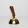 Aubock 3310-4 brass flat bell with brown leather strap6.jpg