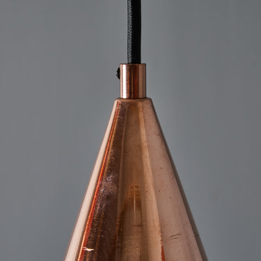 V3433 Monumental 1950s Conical Perforated Copper Pendant Attributed to Paavo Tynell 8.jpg