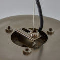 V3473 1960s Vistosi Model #L261 'Comare' Blown Murano Glass & Metal Suspension Lamp Two En