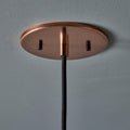 V3433 Monumental 1950s Conical Perforated Copper Pendant Attributed to Paavo Tynell 9.jpg