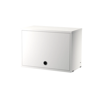 cf5830-12-1 small white string cabinet flip door.webp