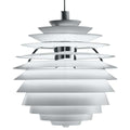 Monumental Poul Henningsen 'PH Louvre' Suspension Lamp for Louis Poulsen Two Enlighten packshot 