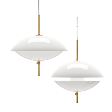 Large Ahm and Lund Clam Glass Pendant for Fritz Hansen.jpg