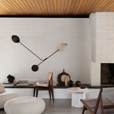 GamFratesi Travertine Epic Coffee table for GUBI