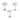 Panthella 160 portable lamp in opal pastels beige pink blue packshot two enlighten.jpg