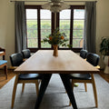 EM table oak and black vitra two enlighten jean prouve