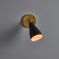 V3467 1950s Giuseppe Ostuni Model #101 Black Articulating Sconce for O-Luce 5.jpg