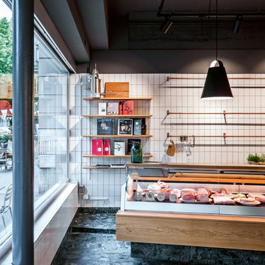'Above' Pendant Lamp for Louis Poulsen Two Enlighten black butcher shop lifestyle