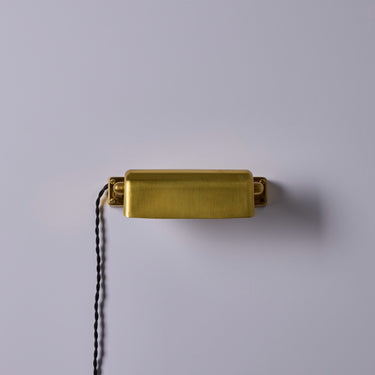 V3494 Pair of 1930s Finnish Minimalist Brass Wall Lights Attributed to Paavo Tynell 5.jpg