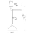 AS41C Dimensions Two enlighten Los Angeles Nemo Lighting