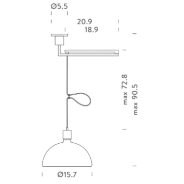 AS41C Dimensions Two enlighten Los Angeles Nemo Lighting