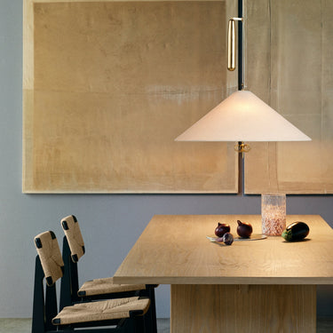 1967 pendant Paavo Tynell dining room counterweight.jpg