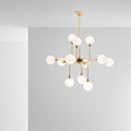 14Stilnovo Galassia brass and glass chandalier Two Enlighten Los AngelesStilnovo Galassia 
