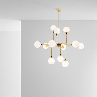 14Stilnovo Galassia brass and glass chandalier Two Enlighten Los AngelesStilnovo Galassia 
