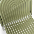 tom dixon groove chair moss detail