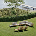 Tradition Collection for Fritz Hansen outdoor seating configuration by a lake.jpg
