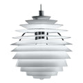 Monumental Poul Henningsen 'PH Louvre' Suspension Lamp for Louis Poulsen Two Enlighten hero 