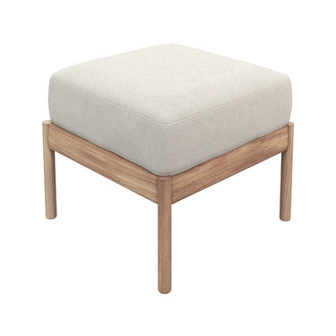 Tradition Collection Teak Outdoor Pouf by Fritz Hansen in light sand.jpg