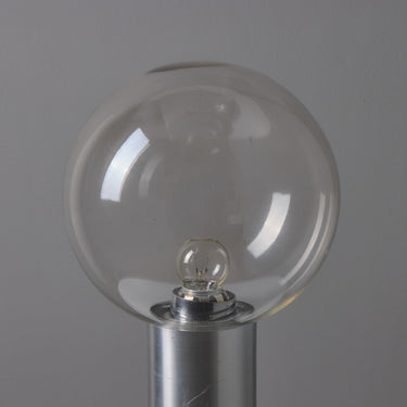 V3534 1970s Metal & Glass Table Lamp in the Manner of Achille Castiglioni  4.jpg